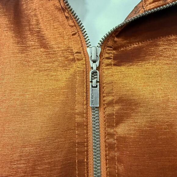 Mycra Pac Copper Metallic Full Zip Water Resistant Jacket sz 0 P Petite NEW Tags - Picture 8 of 16